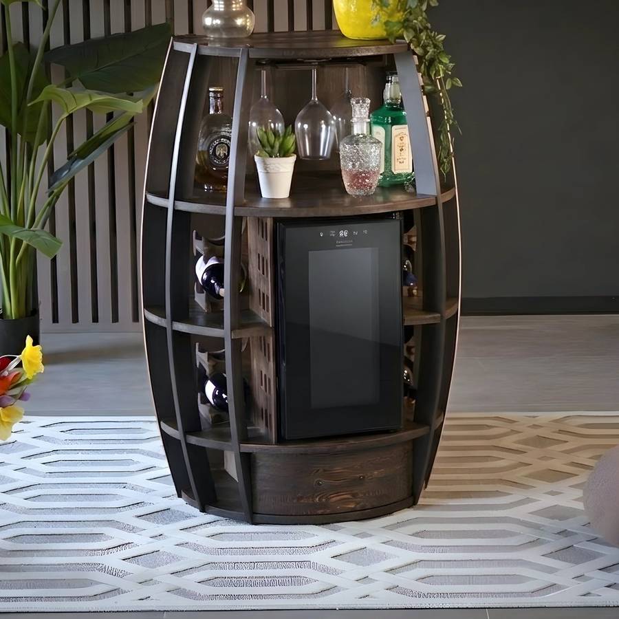 Botte mezza con cantinetta refrigerata